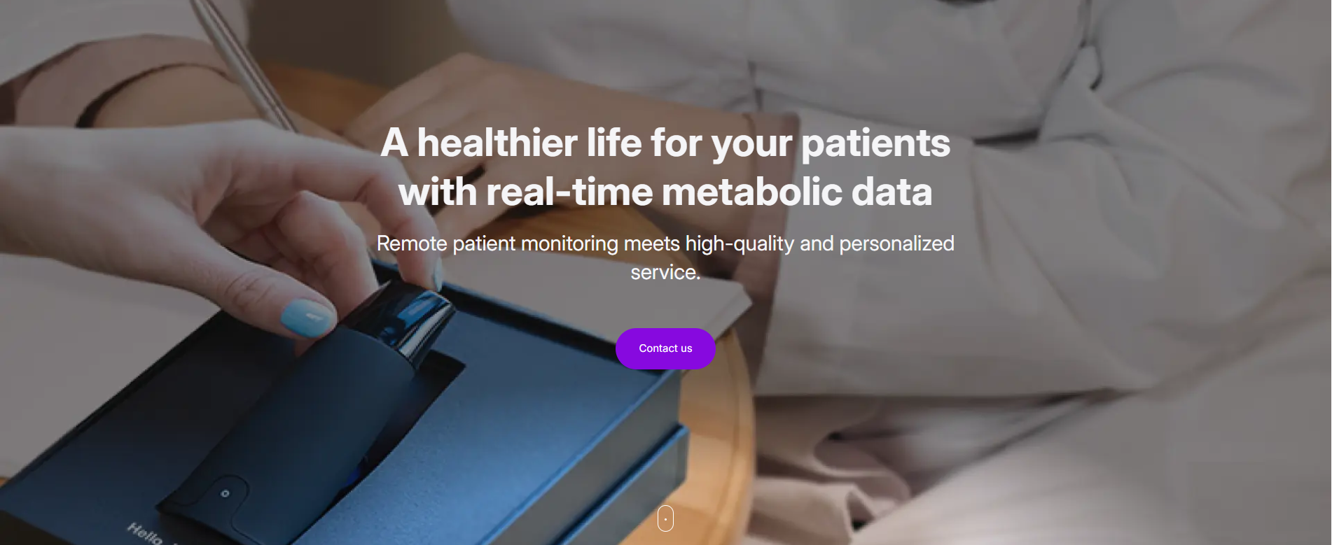 A healthier life for your patients with real-time metabolic data